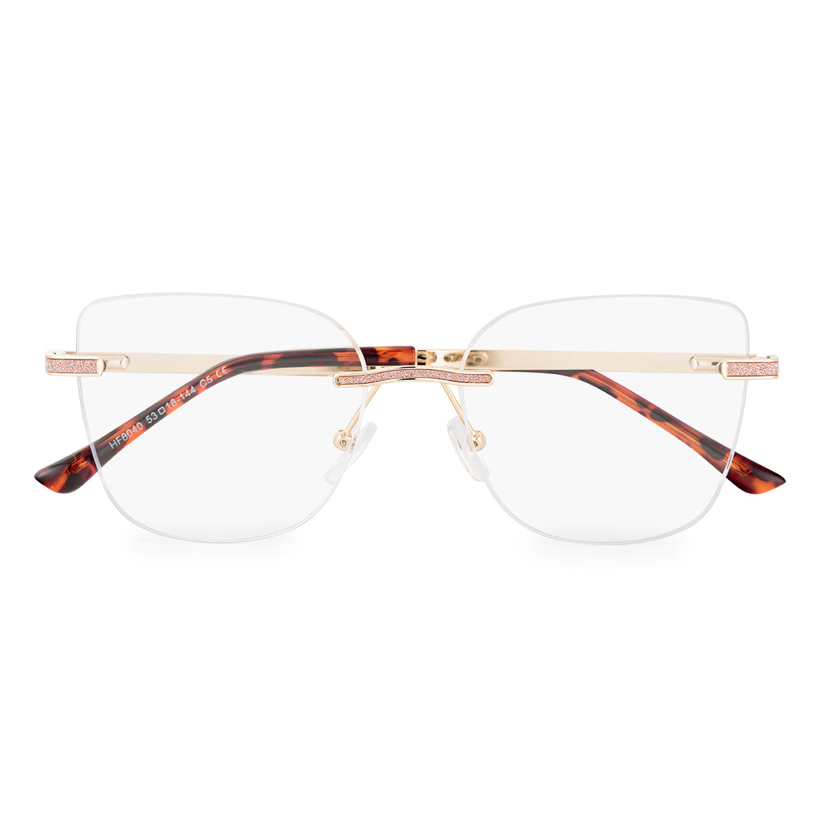 Óculos de Grau Feminino Kessy 478 Dourado Demi